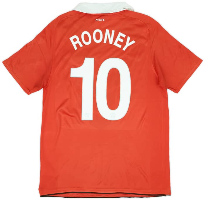 2010-11 Manchester United Home Shirt Rooney #10 - 6/10 - (M)