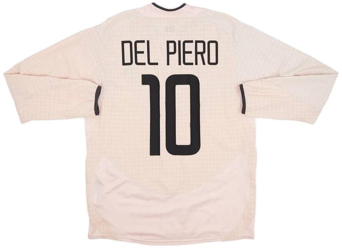 2003-04 Juventus Away L/S Shirt Del Piero #10 - 6/10 - (M)