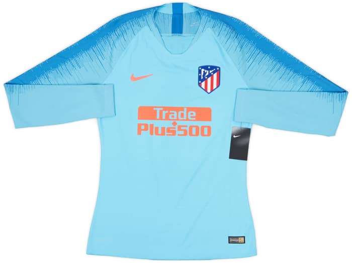 2018-19 Atletico Madrid Player Issue Away L/S Shirt Saul #8 (M)