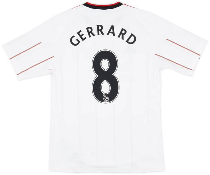 2010-11 Liverpool Away Shirt Gerrard #8 - 8/10 - (S)
