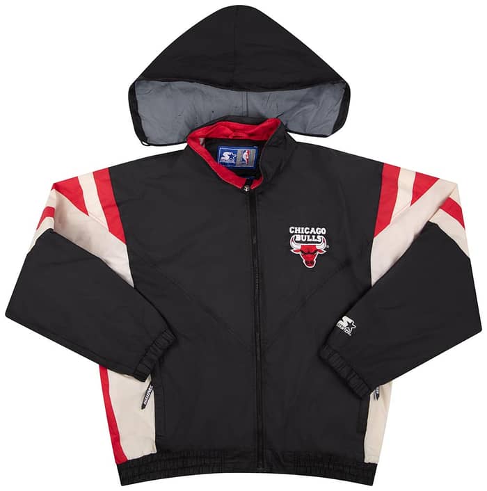 1990s Chicago Bulls Starter Rain Jacket XL