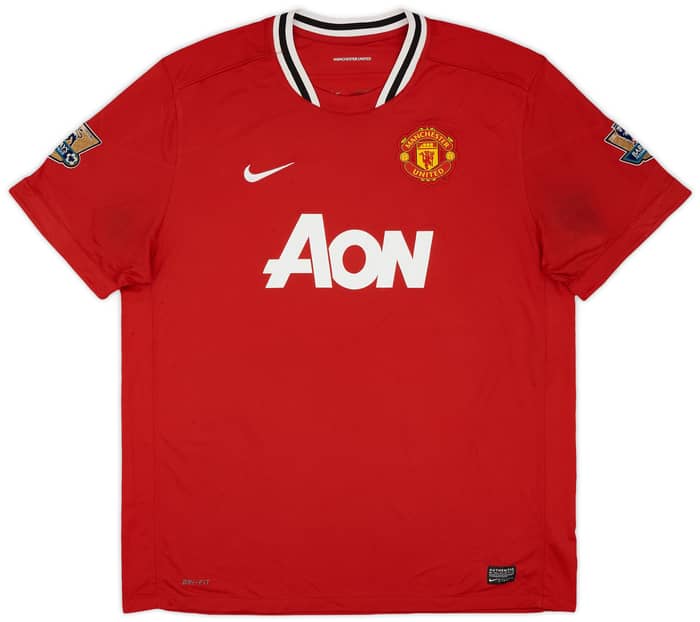 2011-12 Manchester United Home Shirt Berbatov #9 - 6/10 - (XXL)
