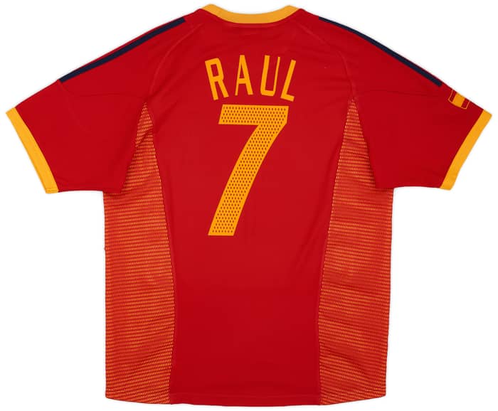 2002-04 Spain Home Shirt Raul #7 - 6/10 - (M)