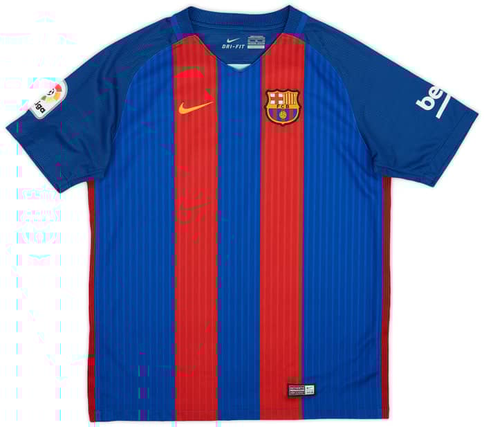 2016-17 Barcelona Home Shirt - 8/10 - (XL.Boys)