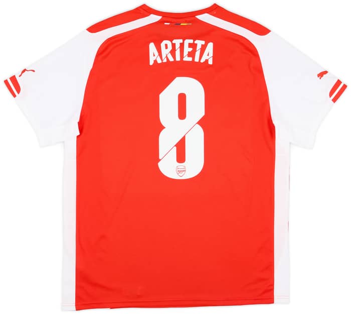2014-15 Arsenal Home Shirt Arteta #8