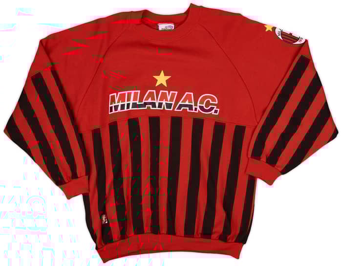 1990-91 AC Milan Le Felpe dei Grandi Club Sweat Top - 8/10 - (L)
