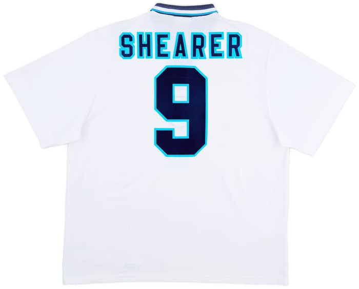 1995-97 England Home Shirt Shearer #9 - 8/10 - (XXL)