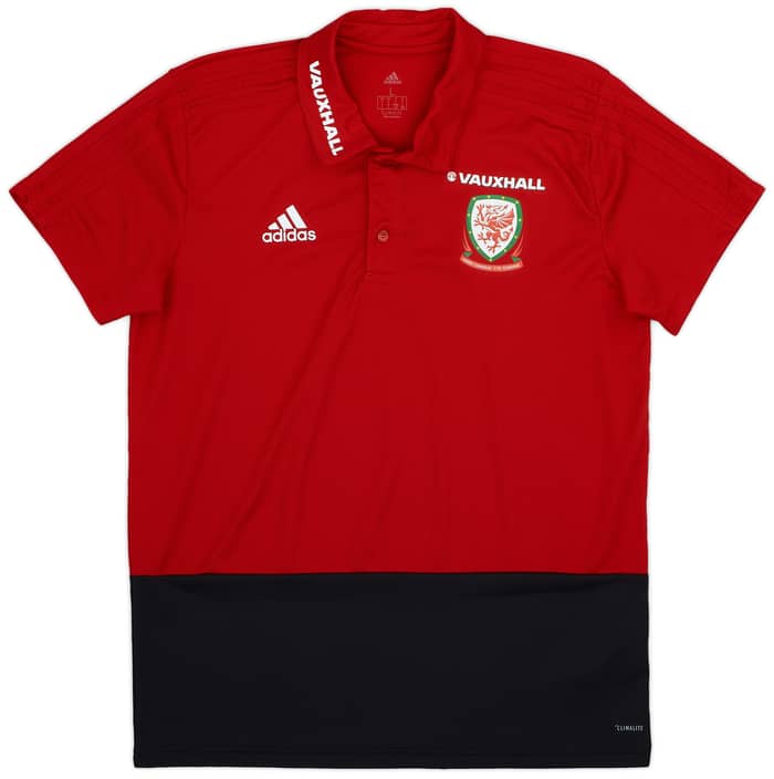 2018-19 Wales adidas Polo T-Shirt - 9/10