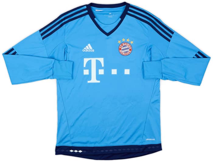 2015-16 Bayern Munich GK Shirt - 9/10 - (XL.Boys)