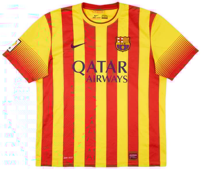 2013-15 Barcelona Away Shirt Messi #10 - 5/10 - (XL)