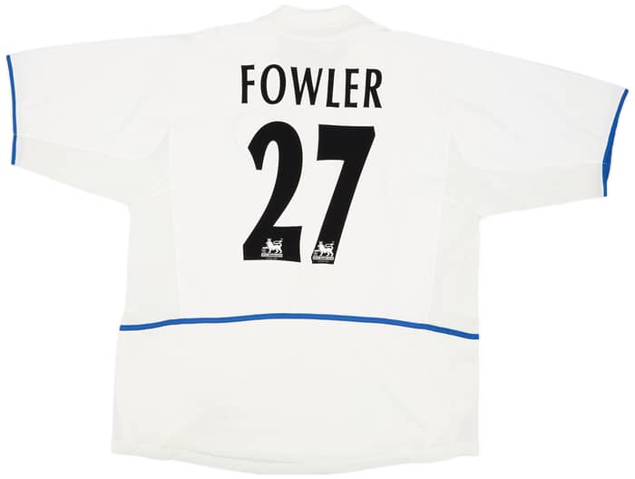 2002-03 Leeds United Home Shirt Fowler #27 - 8/10 - (XL)