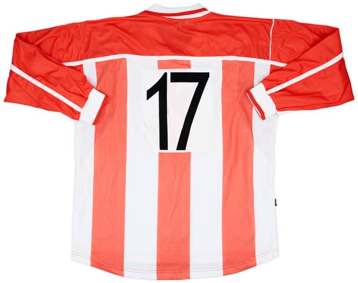 2004-06 Witton Albion Match Issue Home L/S Shirt #17