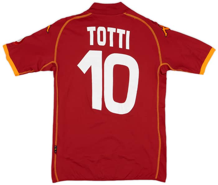 2008-09 Roma Home Shirt Totti #10 - 6/10 - (S)