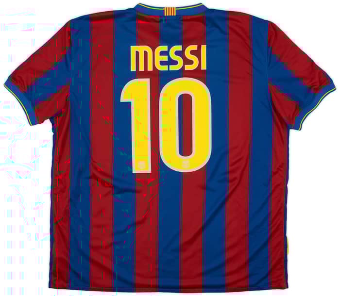 2009-10 Barcelona Home Shirt Messi #10 - 6/10 - (XXL)