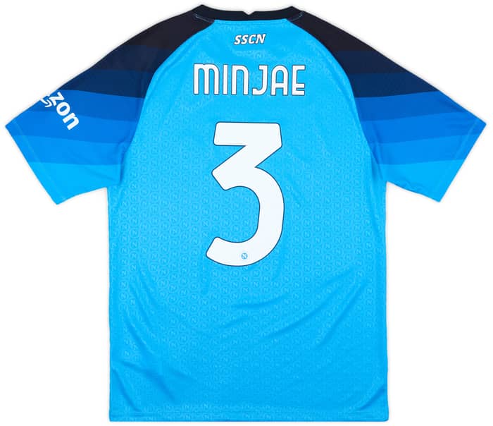 2022-23 Napoli Authentic  Home Shirt Min Jae #3