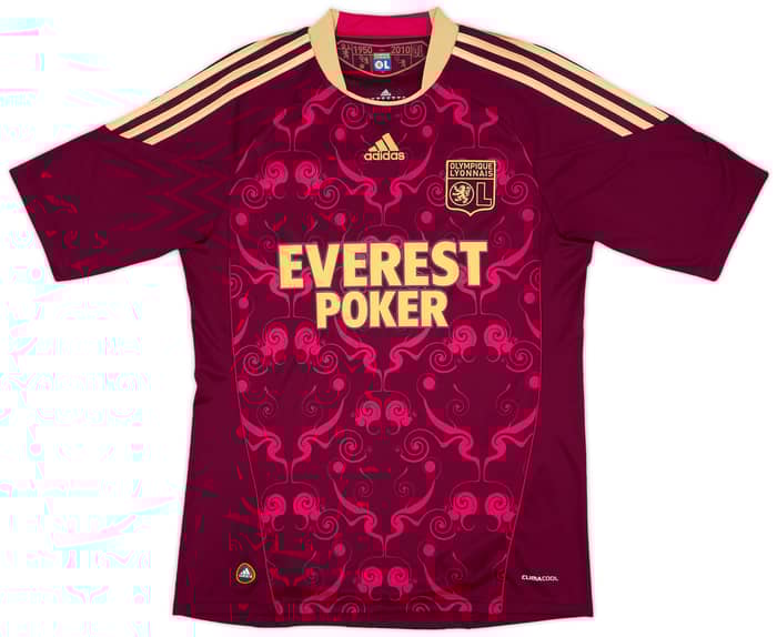 2010-11 Lyon Away Shirt Lacazette #38 - 8/10 - (M)