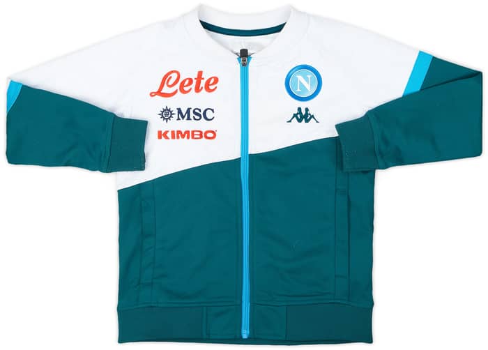 2020-21 Napoli Kappa Track Jacket - 8/10 - (S.Boys)
