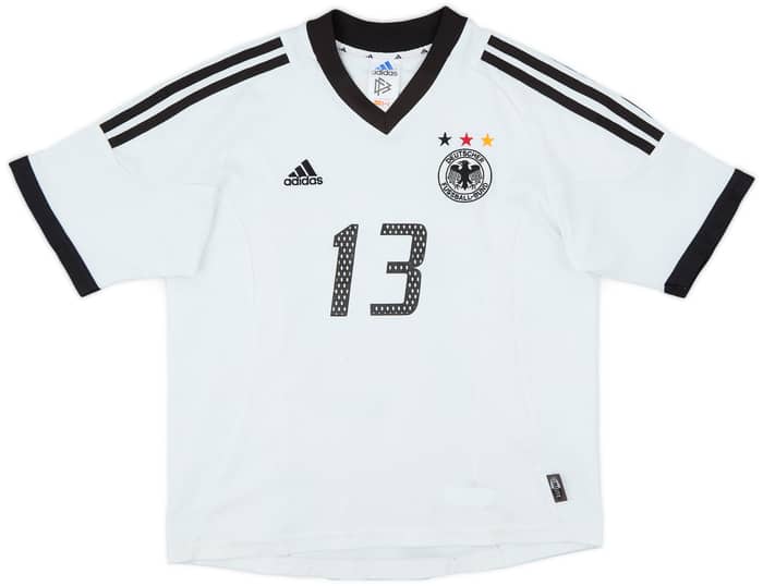 2002-04 Germany Home Shirt Ballack #13 - 6/10 - (XL.Boys)
