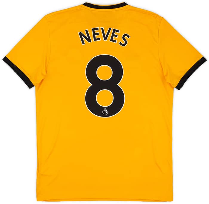 2018-19 Wolves Home Shirt Neves #8 - 8/10 - (M)