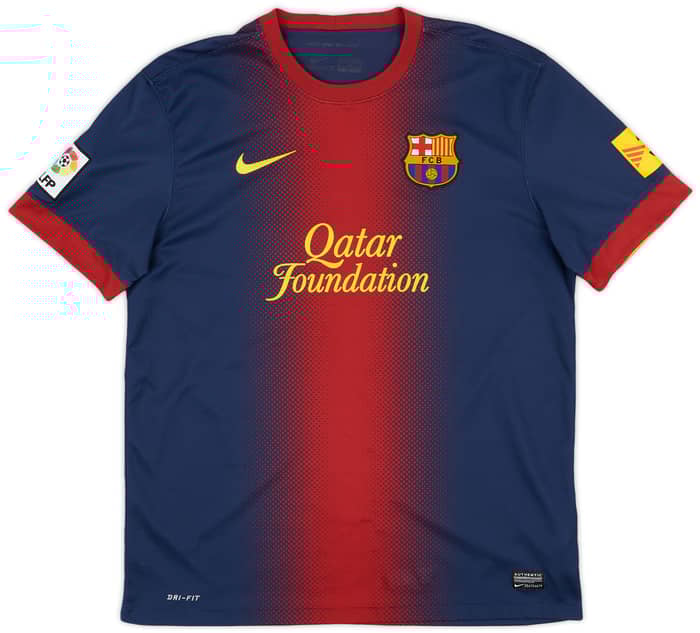 2012-13 Barcelona Home Shirt Messi #10 - 7/10 - (L)