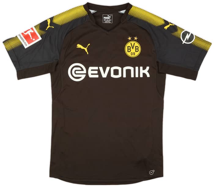 2017-18 Borussia Dortmund Away Authentic Shirt Durm #37 - 9/10 - (M)