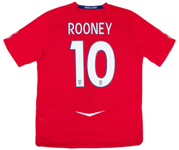 2008-10 England Away Shirt Rooney #10 (XL)