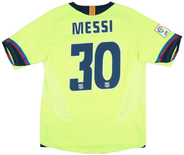 2005-06 Barcelona Away Shirt Messi #30 - 8/10 - (L)