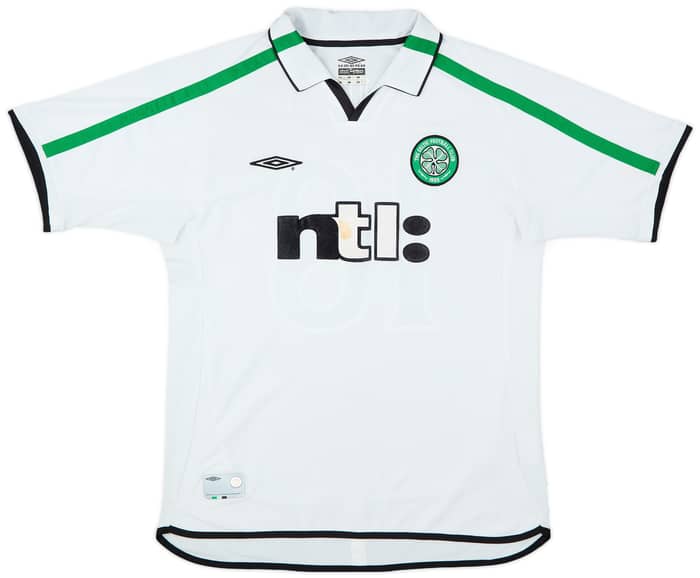2001-02 Celtic Away Shirt Lennon #18 - 6/10 - (L)
