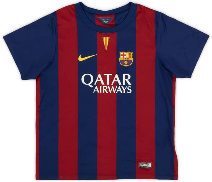 2014-15 Barcelona Home Shirt - 8/10 - (7-8 Years)