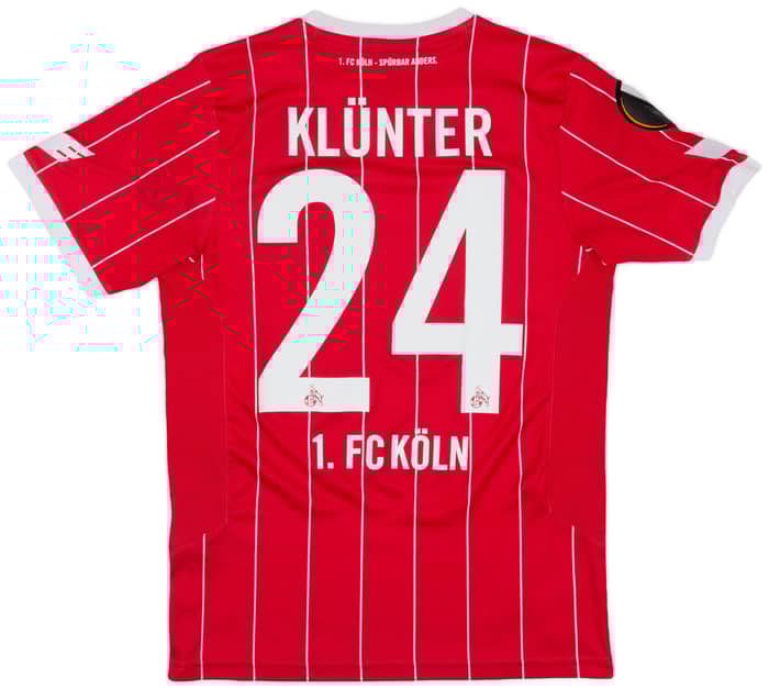 2017-18 FC Koln European Home Shirt Klunter #24 - 5/10 - (S)