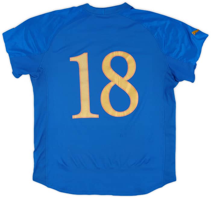 2004-06 Italy Home Shirt #18 - 5/10 - (L)