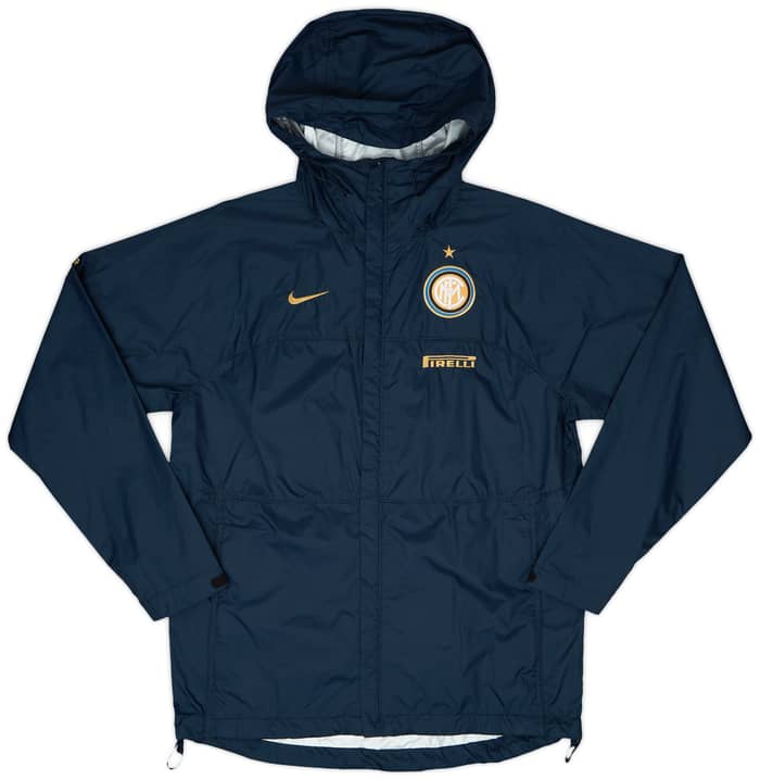 2008-09 Inter Milan Nike Hooded Rain Jacket - 9/10 - (S)