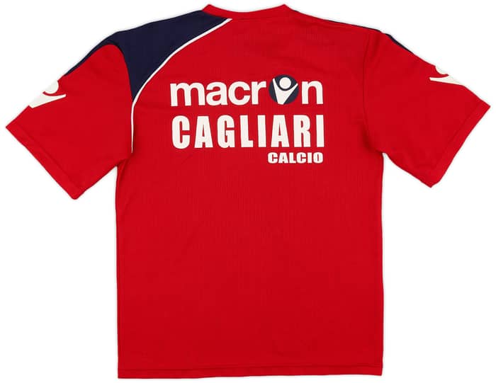 2009-10 Cagliari Macron Training Shirt - 8/10 - (XS)