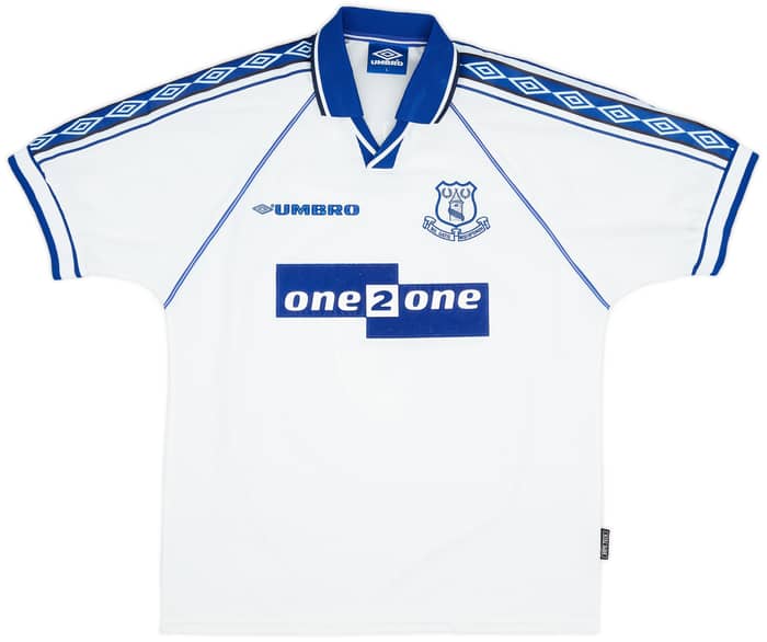 1998-99 Everton Away Shirt Ferguson #9 - 8/10 - (L)