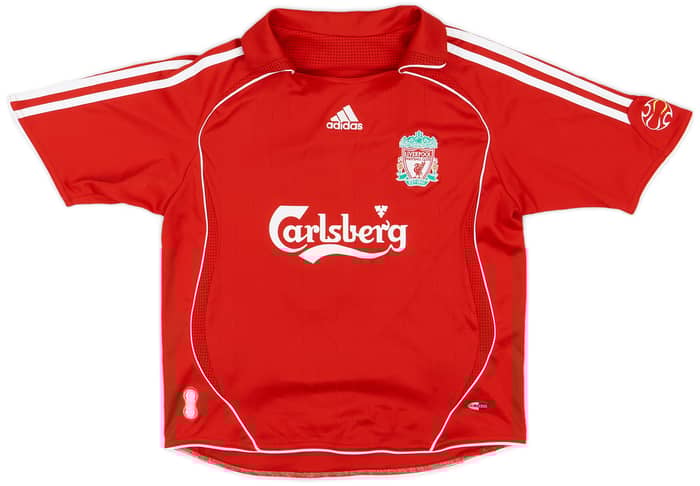 2006-08 Liverpool Home Shirt Carragher #23 - 9/10 - (S.Boys)