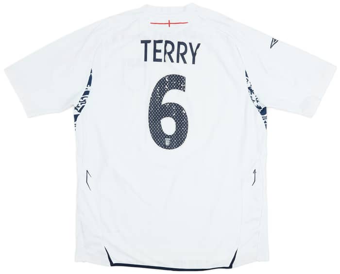 2007-09 England Home Shirt Terry #6 - 5/10 - (XL)