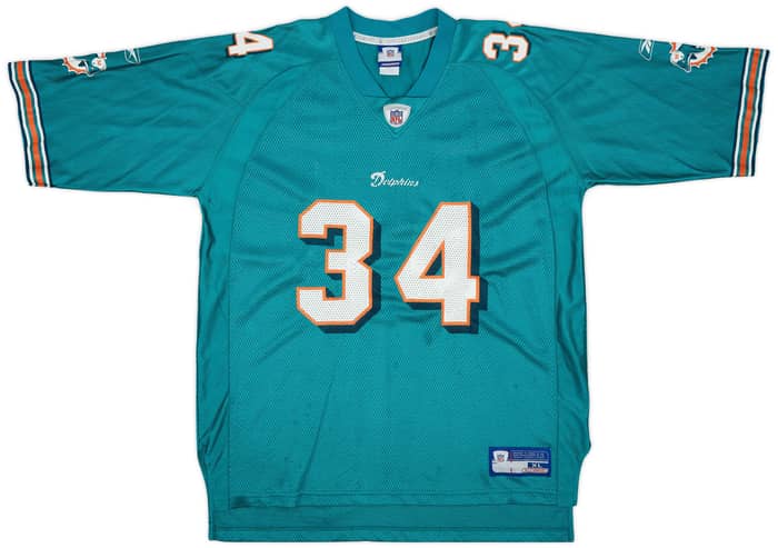 2002-03 Miami Dolphins R.Williams #34 Reebok On Field Home Jersey - 8/10 - (XL)