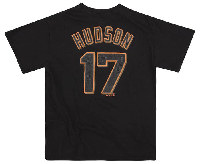 2014-15 San Francisco Giants Hudson #17 Majestic Tee L