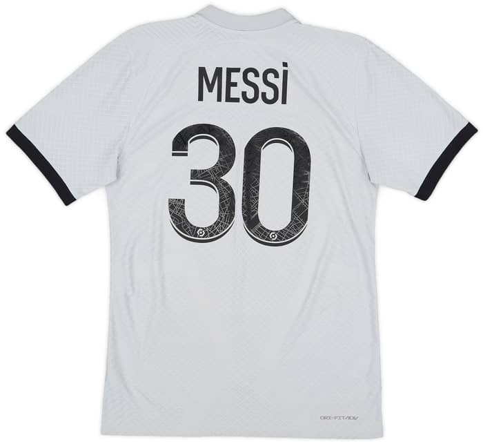 2022-23 Paris Saint-Germain Authentic Away Shirt Messi #30 - 9/10 - (S)