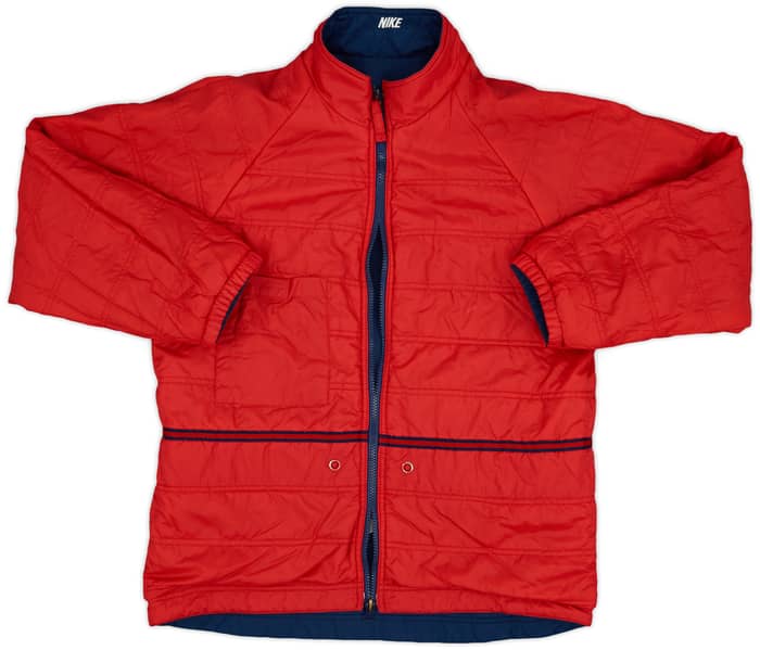 1998-99 Arsenal Nike Reversible Padded Bench Coat - 4/10 - (XL.Boys)