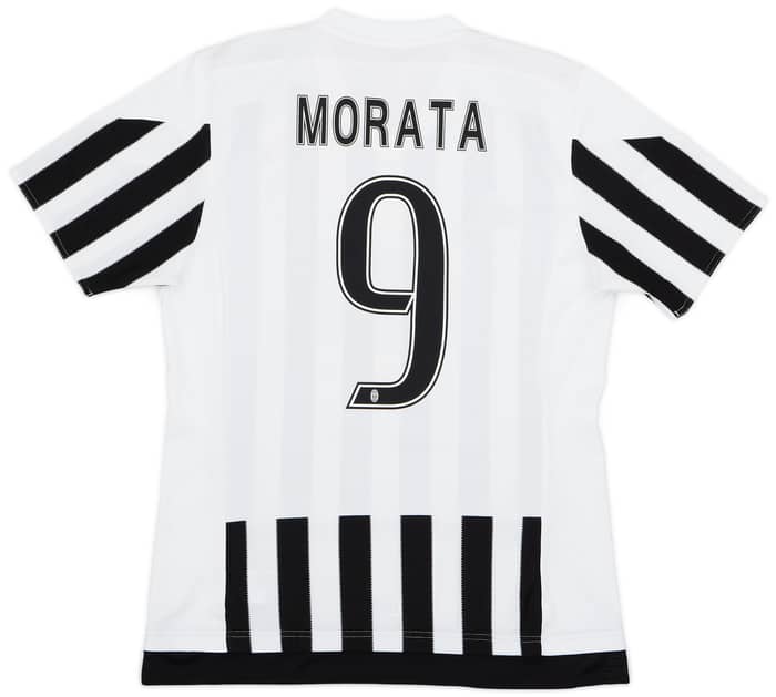 2015-16 Juventus Home Shirt Morata #9 - 9/10 - (M)