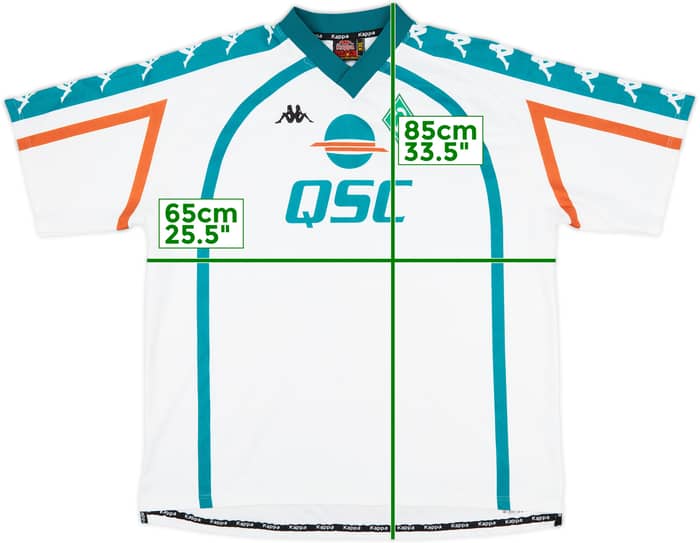 2000-01 Werder Bremen Away Shirt - 9/10 - (XXL)