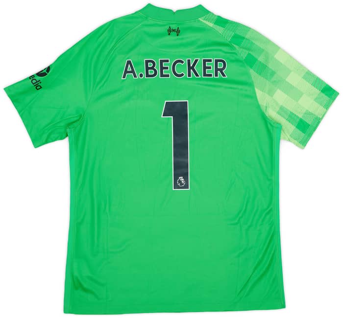 2021-22 Liverpool GK Shirt A. Becker #1 (L)