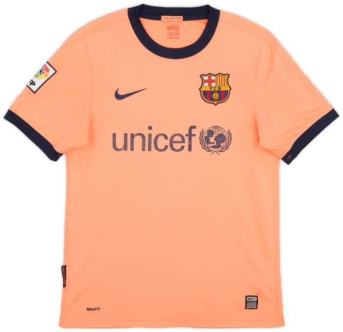 2009-10 Barcelona Away Shirt Messi #10 - 6/10 - (S)