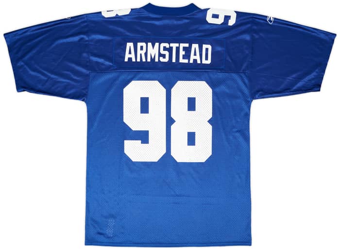 2001 New York Giants Armstead #98 Reebok Home Jersey - 9/10 - (M)