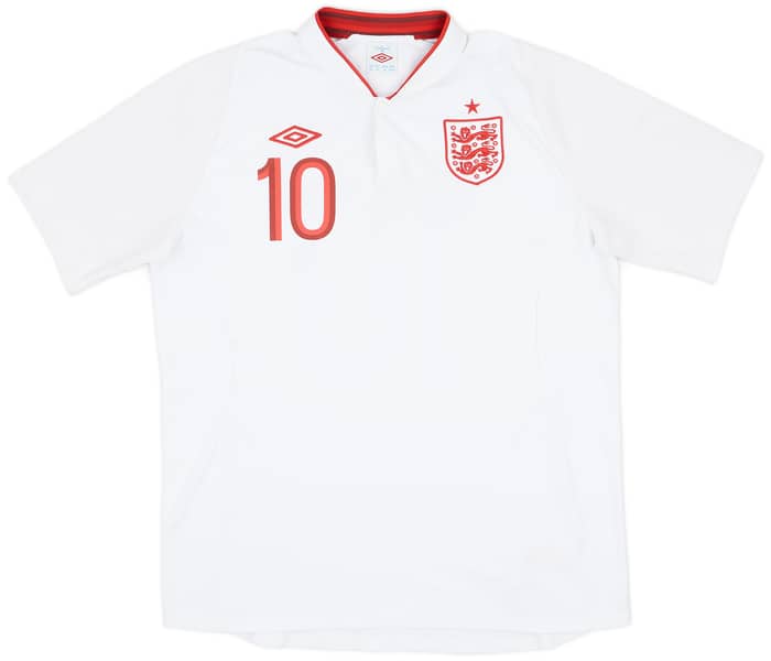 2012-13 England Home Shirt Rooney #10 - 9/10 - (XL)