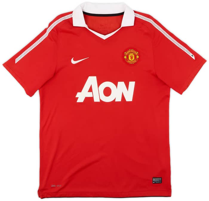2010-11 Manchester United Home Shirt Rooney #10 - 7/10 - (M)