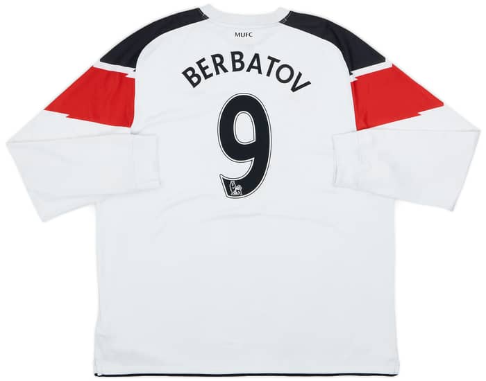 2010-12 Manchester United Away L/S Shirt Berbatov #9 - 8/10 - (XXL)