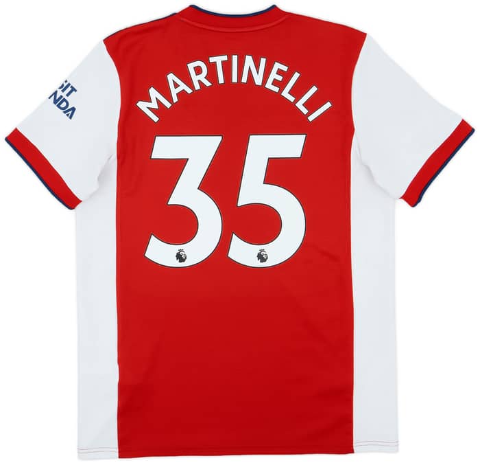 2021-22 Arsenal Home Shirt Martinelli #35 - 9/10 - (L)