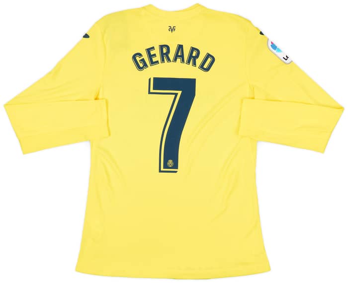 2020-21 Villarreal Home L/S Shirt Gerard #7 (M)